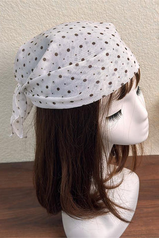 Polka Dot Headscarf for Women