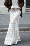 Elegant Lace Maxi Skirt