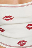 Kiss-Print Tank Top