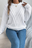Chevron Pattern Knit Sweater