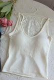Lace-Back Tank Top