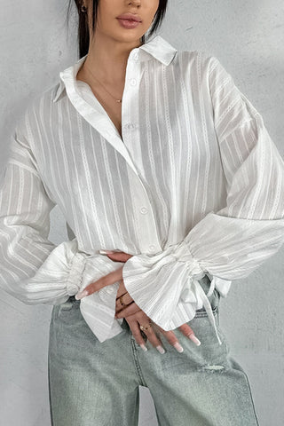 Classic Striped Button-Down Shirt