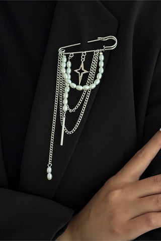 Elegant Multi-Layer Brooch Accessory