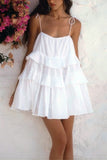 Tiered Ruffle Mini Dress