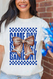 Game Day Bow Football Tee
