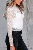 Sheer Lace Long Sleeve Top