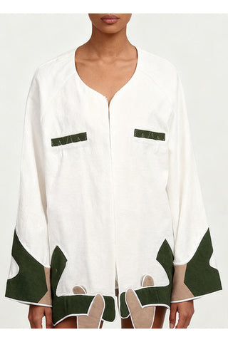 Contemporary Patchwork Blouse