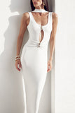 Elegant Cutout Evening Dress