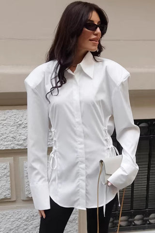 Elegant Long-Sleeve Blouse