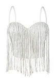 Fringe Embellished Tank Top