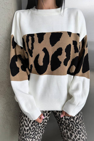 Leopard Patterned Sweater