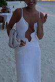 Elegant Cut-Out Evening Dress