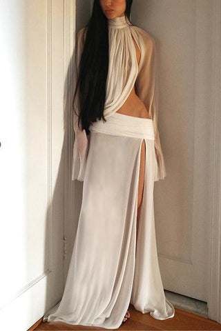 Elegant Ruched Skirt Set