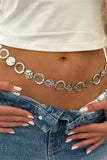 Stylish Oval Link Chain Belt