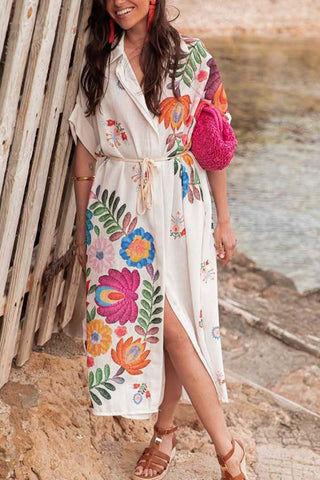 Floral Print Casual Dress