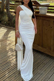 Elegant Ruched Evening Gown