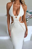 Strappy Cut-Out Maxi Dress