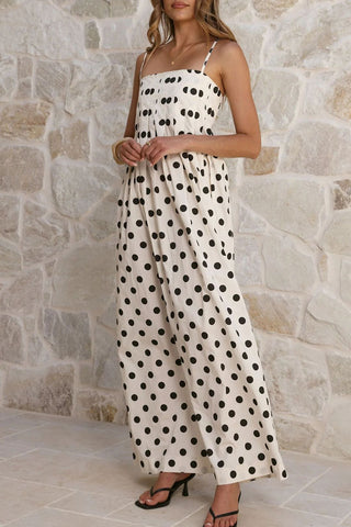Polka Dot Maxi Dress