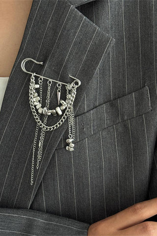 Elegant Chain Brooch for Women