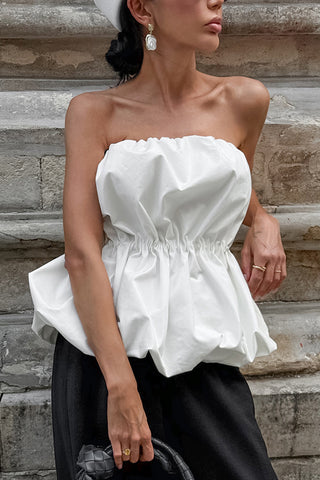 Strapless Ruched Tank Top