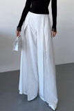 Wide-Leg Split Casual Pants