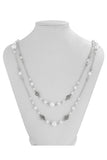 Long Layered Pendant Necklace