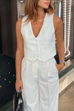 Classic Buttoned Waistcoat Vest