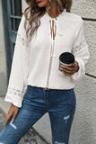 Lace-Trimmed Blouse