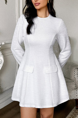 Stylish Long-Sleeve Casual Dress