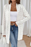 Floral Pattern Longline Jacket