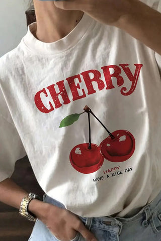 Cherry Graphic T-Shirt