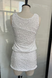 Sequined Sleeveless Mini Casual Set