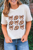 Football & Bow Graphic Tee