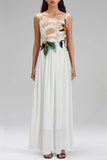 Floral Detail Midi Dress