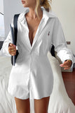Versatile Button-Up Romper