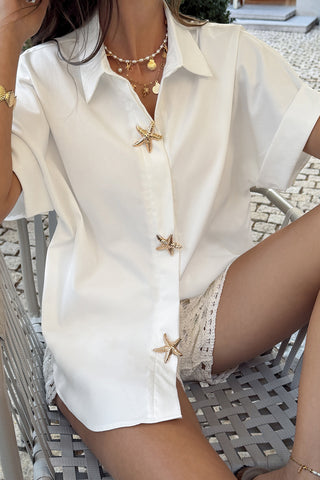 Starfish Button Blouse