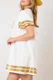Sequin Football Casual Dress