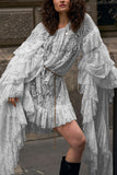 Romantic Lace Layered Casual Dress