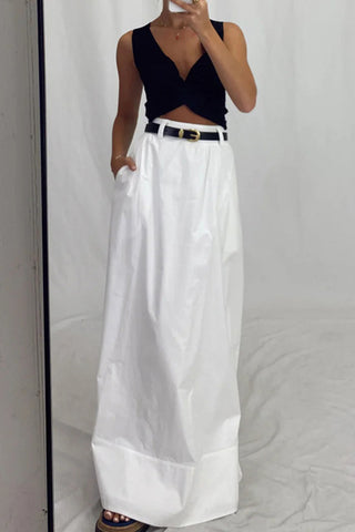 Elegant High-Waist Maxi Skirt