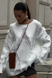 Frayed Detail Sweater