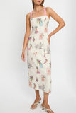 Tropical Print Vacation Dress