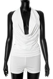 Draped Halter Short Set