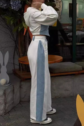 Zip-Up Stylish Pants Set
