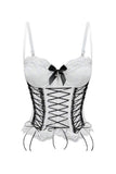 Lace-Up Corset Tank Top