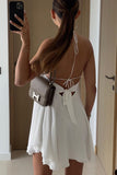 Flowy Halter Casual Dress