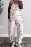 Polka Dot Wide-Leg Jumpsuit