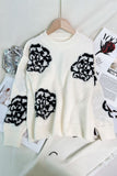 Patterned Crewneck Sweater