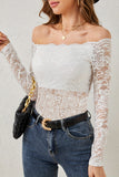 Off-Shoulder Lace Blouse