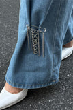 Stylish Chain and Charm Brooch