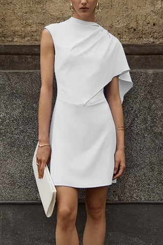 Asymmetric One-Shoulder Evening Dress